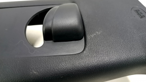 Right center pillar trim, upper belt, Jeep Cherokee KL 14-23, black structure, scratches