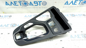 Jeep Cherokee KL 19-23 center console trim, gloss black, without automatic transmission indicator, scratches