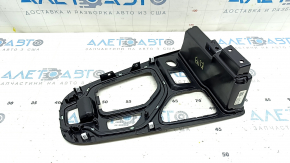 Jeep Cherokee KL 19-23 center console trim, gloss black, without automatic transmission indicator, scratches