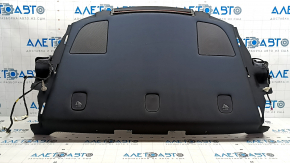 Tesla Model 3 18 rear shelf - black, with speakers, type 1, with brake light, faded
