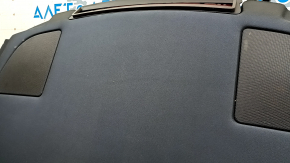 Tesla Model 3 18 rear shelf - black, with speakers, type 1, with brake light, faded
