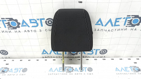 Rear left headrest for Ford Escape MK3 2017-2019, black fabric, gray stitching