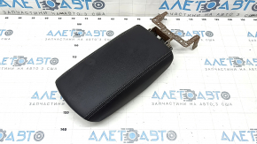 Ford Escape MK3 17-19 armrest, black leather, gray stitching, rusty bracket, dent