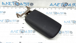 Ford Escape MK3 17-19 armrest, black leather, gray stitching, rusty bracket, dent