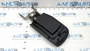 Ford Escape MK3 17-19 armrest, black leather, gray stitching, rusty bracket, dent