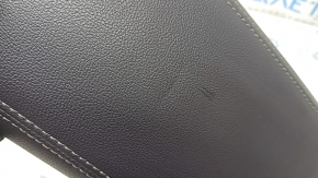 Ford Escape MK3 17-19 armrest, black leather, gray stitching, rusty bracket, dent
