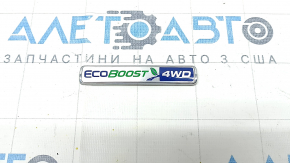 Emblem inscription ECOBOOST 4wd tailgate Ford Escape MK3 13-19