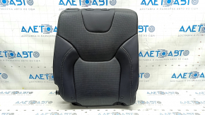 Right rear seat backrest for Jeep Cherokee KL 19 - black leather, perforated