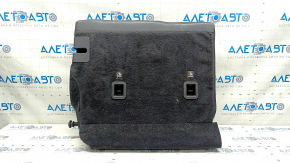 Left rear seat back for Jeep Cherokee KL 19 - black leather, with armrest, perforation, cracked lining