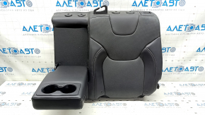 Left rear seat back for Jeep Cherokee KL 19 - black leather, with armrest, perforation, cracked lining