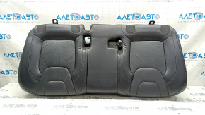 Jeep Cherokee KL 19 rear seat cushion - black leather, perforated