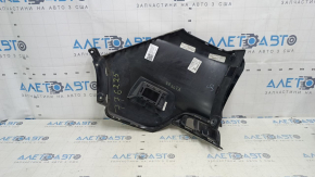 Jeep Cherokee KL 19-23 rear bumper, bare right side, black, scratches