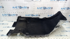 Front right floor covering for Jeep Cherokee KL 14-19, black, dry-cleanable