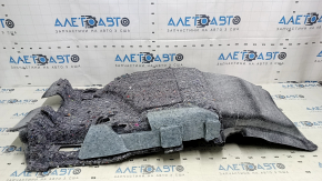 Front right floor covering for Jeep Cherokee KL 14-19, black, dry-cleanable
