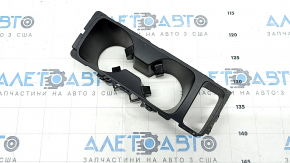 Cup holders for Ford Escape MK3 17-19, black, no backlight, scratches