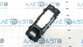 Black shifter cover for the Ford Escape MK3 17-19