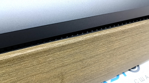 Tesla Model 3 18's upper dashboard trim panel - wood grain, cracked wood
