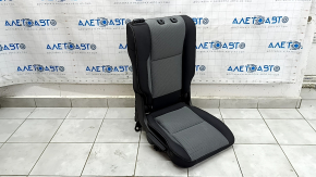 Rear seat, 2nd row, right, Ford Escape MK3 2017-2019, black and gray cloth, rust, dry cleanable