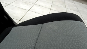 Rear seat, 2nd row, right, Ford Escape MK3 2017-2019, black and gray cloth, rust, dry cleanable