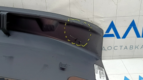 Tesla Model 3 18 rear trunk opening trim - black, scratches, scuffs, broken mount
