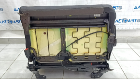 Rear seat, 2nd row, left, Ford Escape MK3 2017-2019, black and gray cloth, with belt, rust, dented, dry cleanable