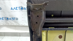 Rear seat, 2nd row, left, Ford Escape MK3 2017-2019, black and gray cloth, with belt, rust, dented, dry cleanable