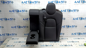 Rear seat row 2 upper left Tesla Model 3 18 - black leather, with headrest, heated, dented leather