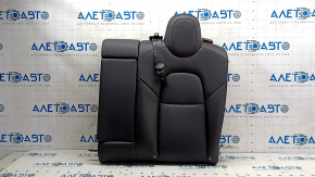 Rear seat row 2 upper left Tesla Model 3 18 - black leather, with headrest, heated, dented leather