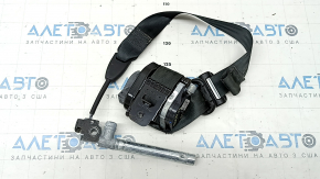 Passenger seat belt with tensioner for Ford Escape MK3 18-19, black, water-resistant, dry-cleanable
