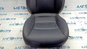 Tesla Model 3 18 passenger seat upholstery - black leather, heated, water contact, dented leather