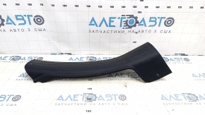 Rear left door sill plate for Jeep Cherokee KL 14-23, black, scratches