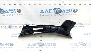 Rear left door sill plate for Jeep Cherokee KL 14-23, black, scratches