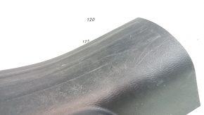 Rear left door sill plate for Jeep Cherokee KL 14-23, black, scratches