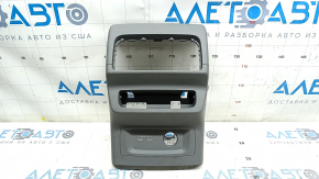 Audi Q5 80A 18-24 rear center console trim, gray, with lower trim for USB Hub, bumper