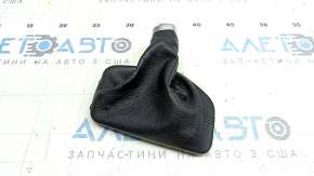 Jeep Cherokee KL 19-23 Black Leather Gear Shift Knob Cover