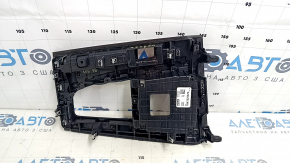 Audi Q5 80A 18-20 center console trim, wood grain insert with bracket, scratches