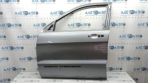 Bare front left door Jeep Grand Cherokee WK2 11-22 silver PSC, dented corner