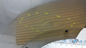 Bare rear left door Jeep Grand Cherokee WK2 11-22 silver PSC, dents, bumps