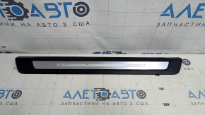 Audi Q5 80A 18-24 black and chrome outer door sill trim, scratches