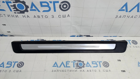 Audi Q5 80A 18-24 black and chrome outer front left door sill trim, scratches, chips
