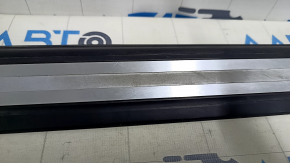 Audi Q5 80A 18-24 black and chrome outer front left door sill trim, scratches, chips