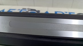 Audi Q5 80A 18-24 black and chrome outer front left door sill trim, scratches, chips