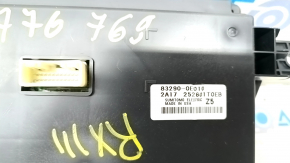 Monitor, display without navigation, Lexus RX350 10-15 pre-restyling, scratches, broken mount