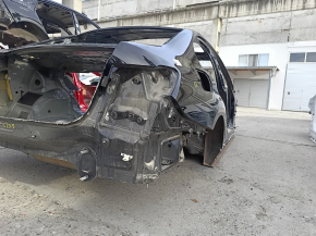 Quarter wing rear right BMW 3 G20 19-24 on the body, black