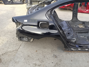 Quarter wing rear right BMW 3 G20 19-24 on the body, black