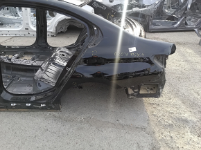 Quarter wing rear left BMW 3 G20 19-24 on the body, black, dent, bump