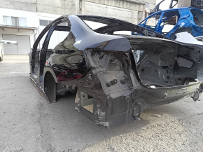 Quarter wing rear left BMW 3 G20 19-24 on the body, black, dent, bump