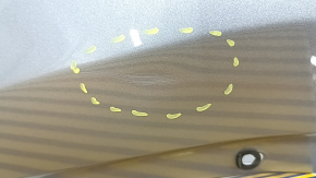 Front left fender Jeep Grand Cherokee WK2 11-22 silver PSC, dent, debris under the varnish