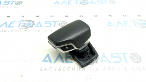 Audi Q5 80A 18-19 leather gear knob, gray, butt