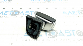 Audi Q5 80A 18-19 leather gear knob, gray, butt